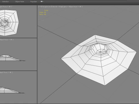 Wormhole - spider cave - lair 3D Model