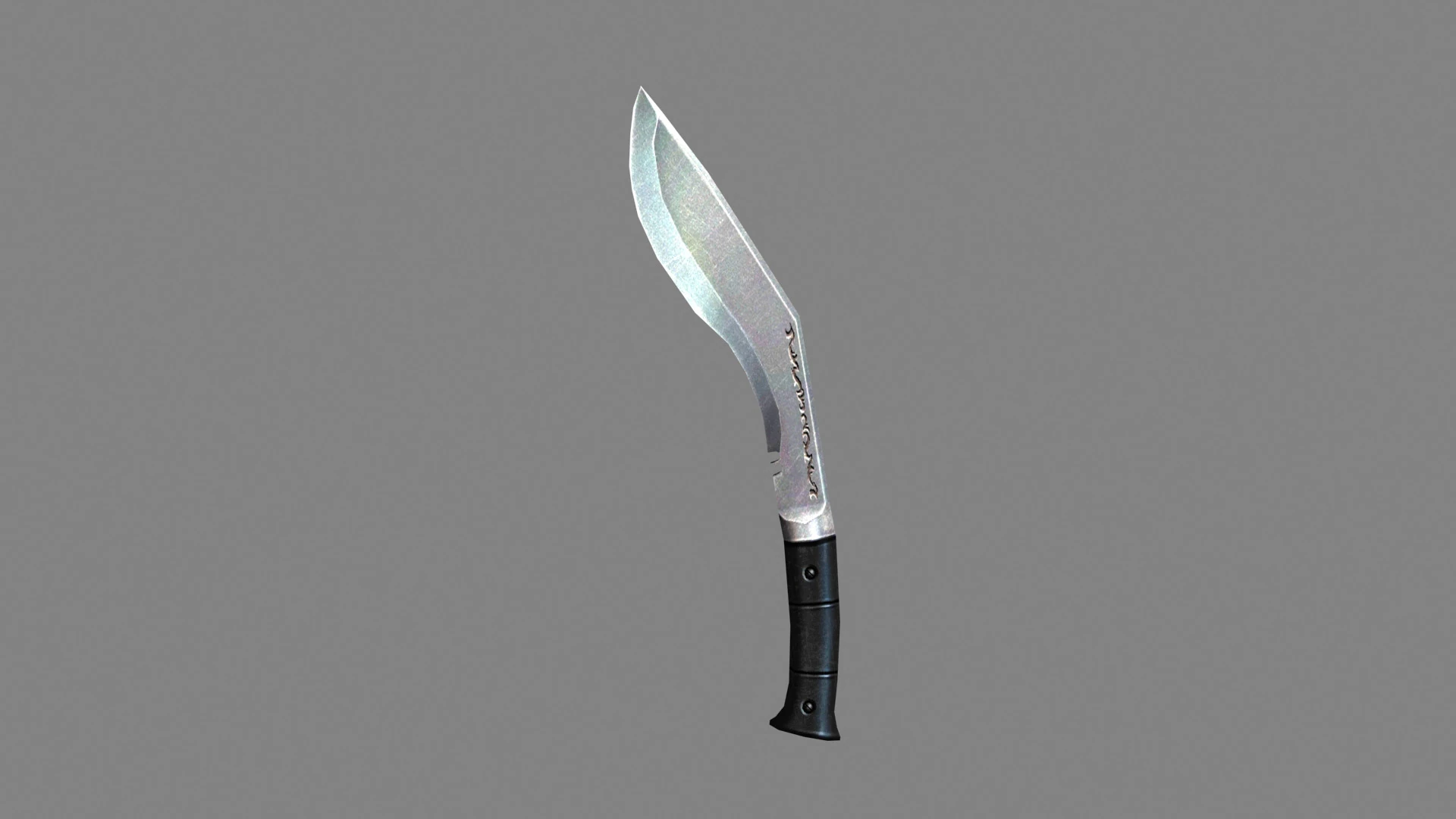 Cartoon dagger knife 3D Model .c4d .max .obj .3ds .fbx .stl .blend 