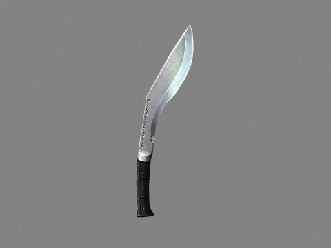 Cartoon dagger knife 3D Model