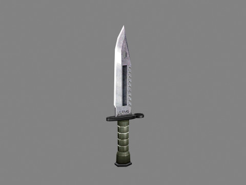 Cartoon dagger - melee weapon 3D Model