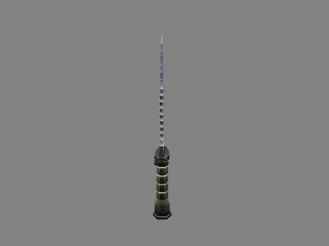 Cartoon dagger - melee weapon Model 3D