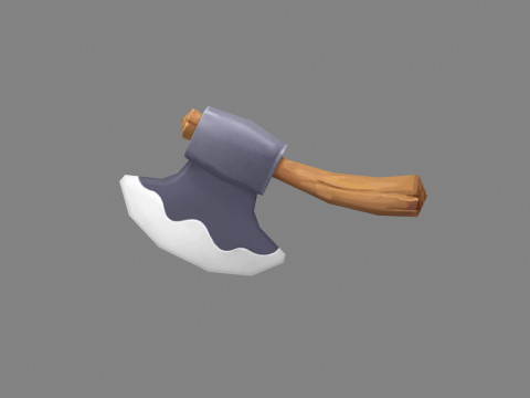 Cartoon Axe 3D मॉडल