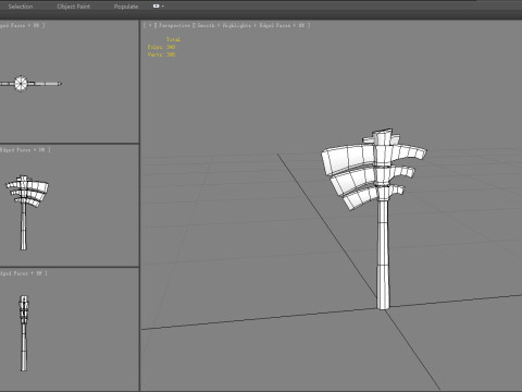 Cartoon Bone Axe - Primitive Weapon 3Dモデル