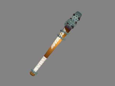 Baseball bat - wooden stick 3D Model