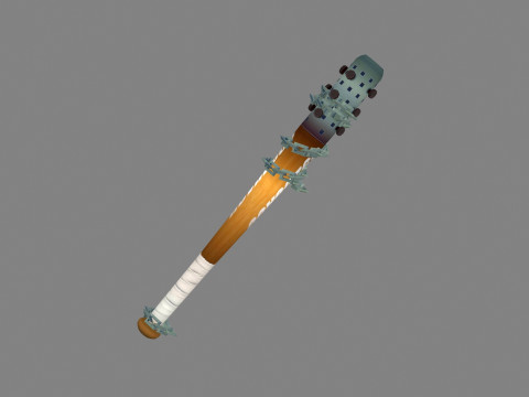 Baseball bat - wooden stick 3D Model