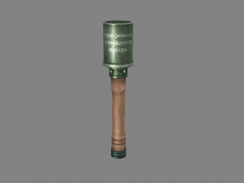 Vintage grenade 3D-Modell