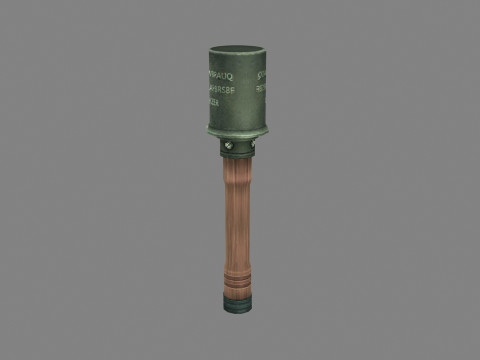 Vintage grenade 3D 模型