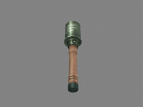 Vintage grenade 3D 模型
