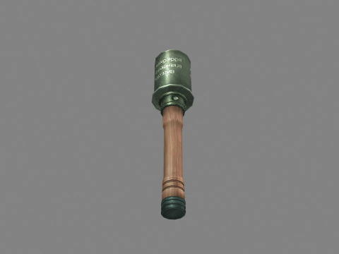 Vintage grenade 3D Model