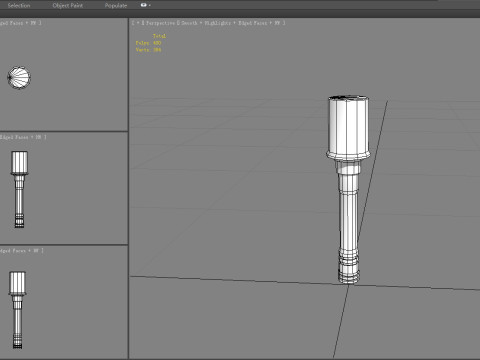 Vintage grenade 3D 模型