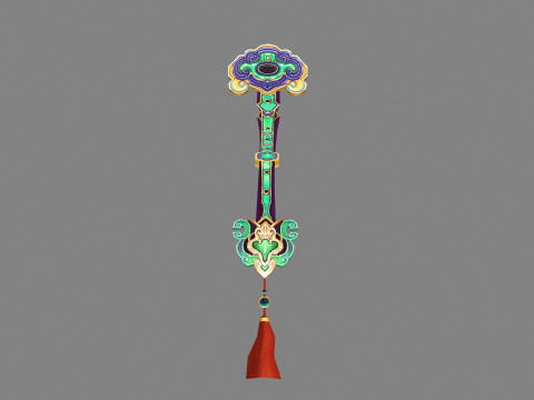 Ruyi - Chinese magic weapon 3D 模型