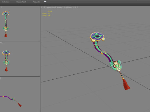 Ruyi - Chinese magic weapon 3D 模型