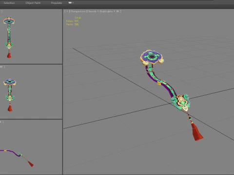 Ruyi - Chinese magic weapon 3D Model
