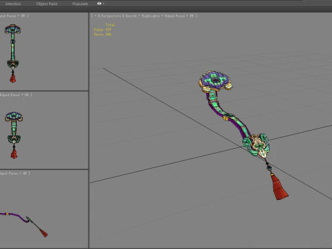 Ruyi - Chinese magic weapon 3D Model