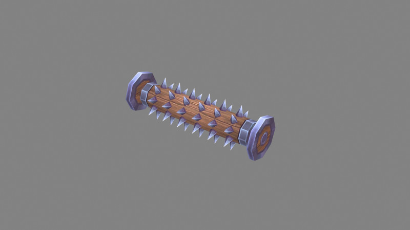 Game Trap - Rolling Wood 3D Model .c4d .max .obj .3ds .fbx .stl .blend 