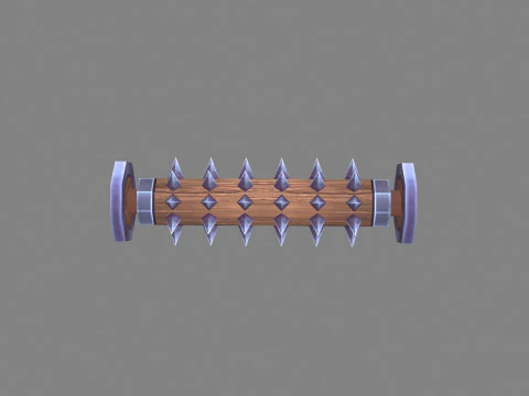 Game Trap - Rolling Wood 3D Model