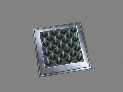 Cartoon Game Trap - thorn 3D Model
