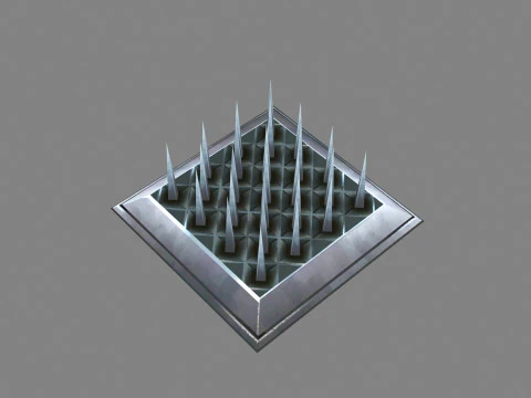 Cartoon Game Trap - thorn 3D Model
