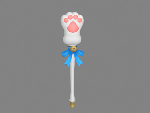 Cartoon cat paw wand 3D Модель