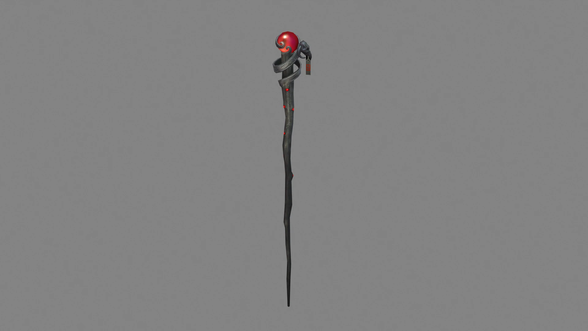 Baguette magique rubis Modèle 3D .c4d .max .obj .3ds .fbx .stl .blend 