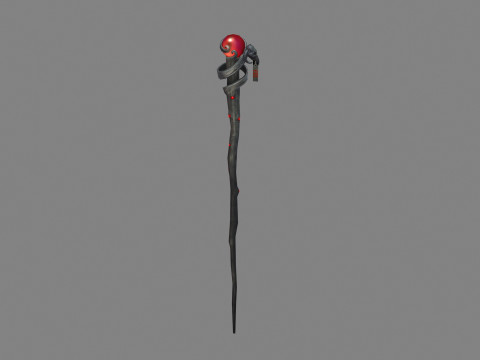 Ruby magic wand 3D Model