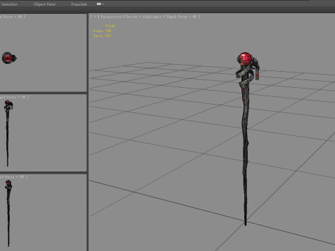 Ruby magic wand 3D Model