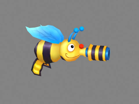 कार्टून मधुमक्खी का खिलौना 3D मॉडल