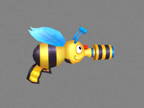 Cartoon bee toy 3D Model