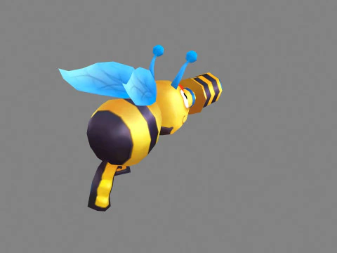 Cartoon bee toy 3D Model