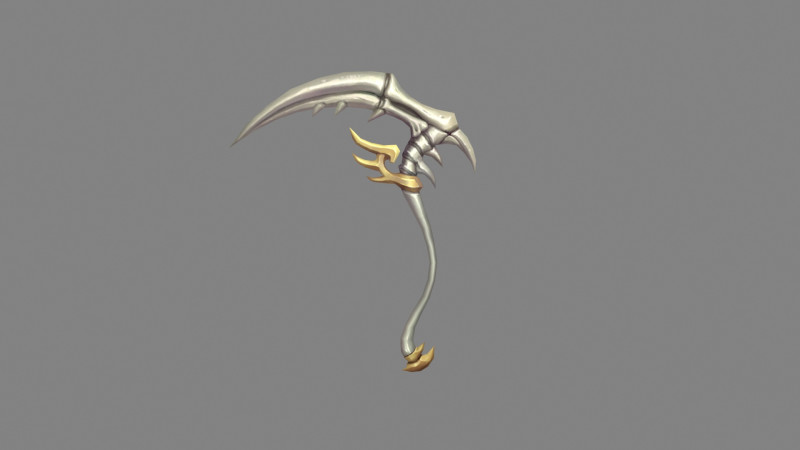 Cartoon bone sickle Modèle 3D .c4d .max .obj .3ds .fbx .stl .blend 