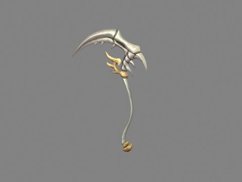 Cartoon bone sickle Modèle 3D