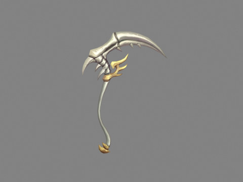 Cartoon bone sickle Modèle 3D