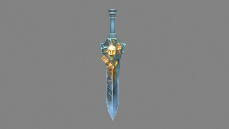 Evil Soul Sword Modelo 3D .c4d .max .obj .3ds .fbx .stl .blend 