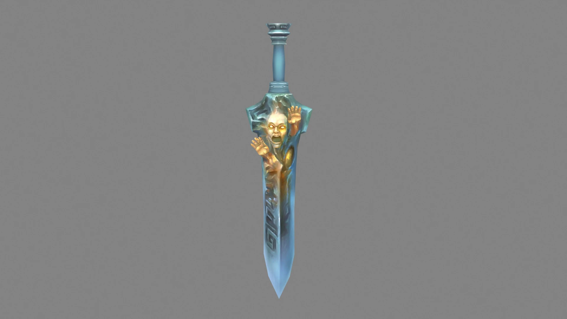 Evil Soul Sword 3D Model .c4d .max .obj .3ds .fbx .stl .blend 