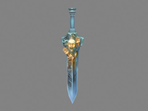 Evil Soul Sword 3D Model