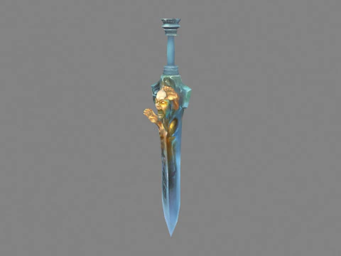Evil Soul Sword 3D Model