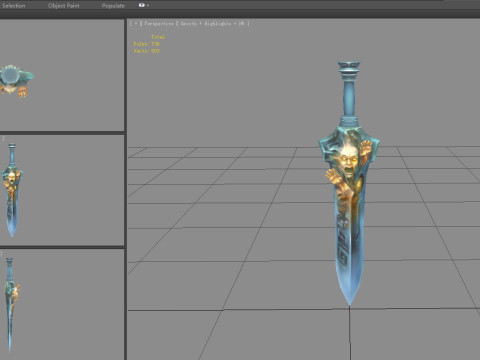 Evil Soul Sword Modelo 3D