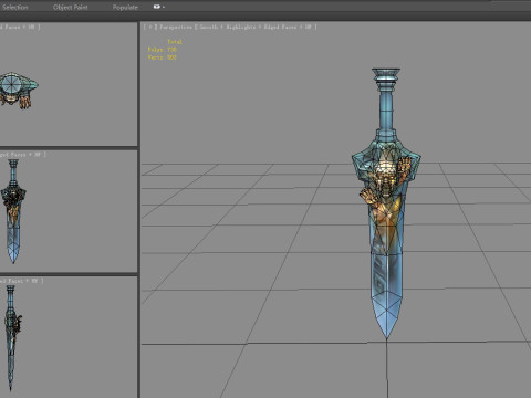 Evil Soul Sword Modelo 3D