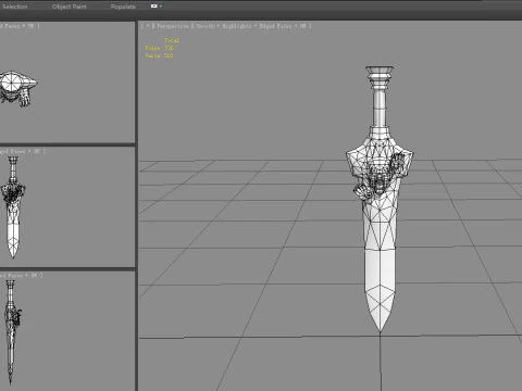 Evil Soul Sword 3D Model