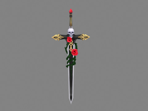 Vampire Count Sabre 3D Model