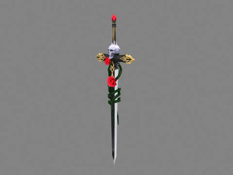 Vampire Count Sabre 3D Model