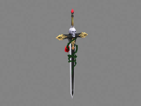 Vampire Count Sabre 3D Model