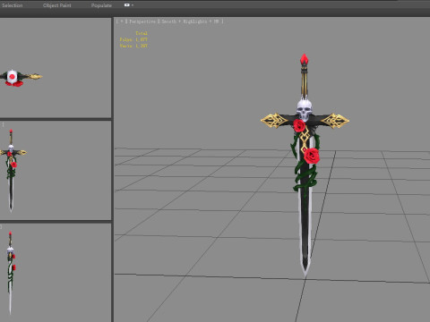 Vampire Count Sabre 3D 模型
