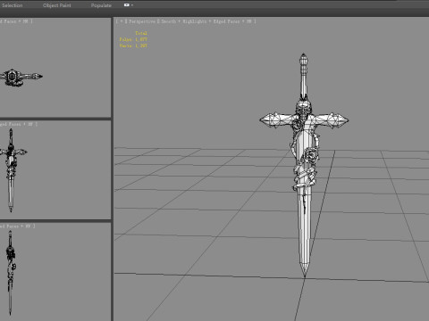 Vampire Count Sabre 3D 模型