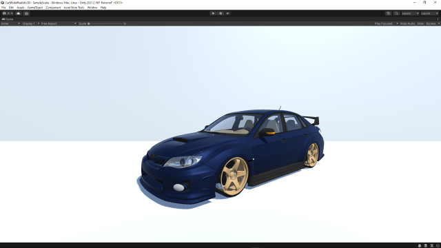 Car Realistic Model 3D 3D Model .c4d .max .obj .3ds .fbx .stl .blend 