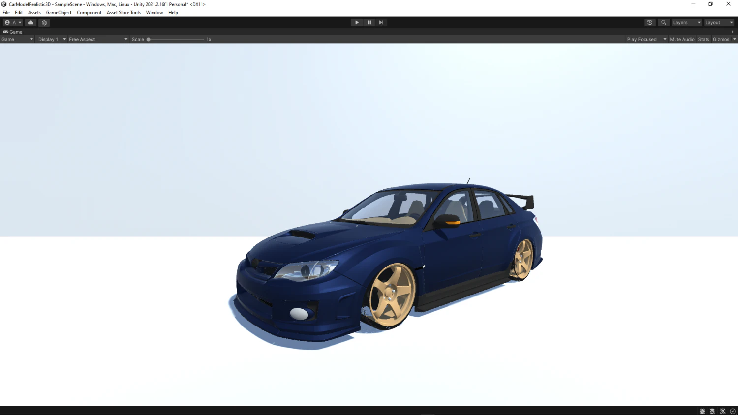 Car Realistic Model 3D 3D Model .c4d .max .obj .3ds .fbx .stl .blend 