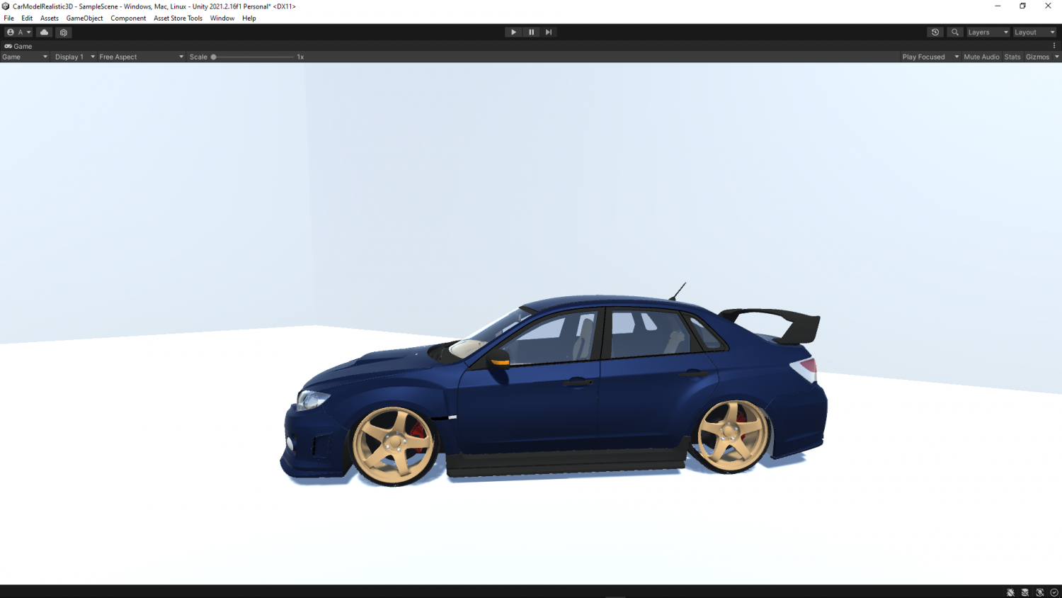 Car Realistic Model 3D 3D Модель in Спортивные 3DExport