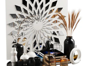 декоративний набір 02 3D Модель