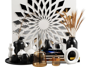 decorative set 02 Model 3D