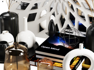 decorative set 02 Model 3D